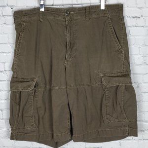 Polo Jeans Co Dark Brown Cargo Shorts 38